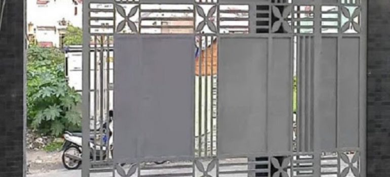 Cách biến 1 bộ cửa 4 cánh mở quay sắt thành bộ cửa sắt lùa 2 cánh đơn giản.